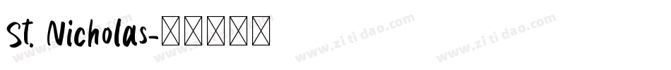 St. Nicholas字体转换